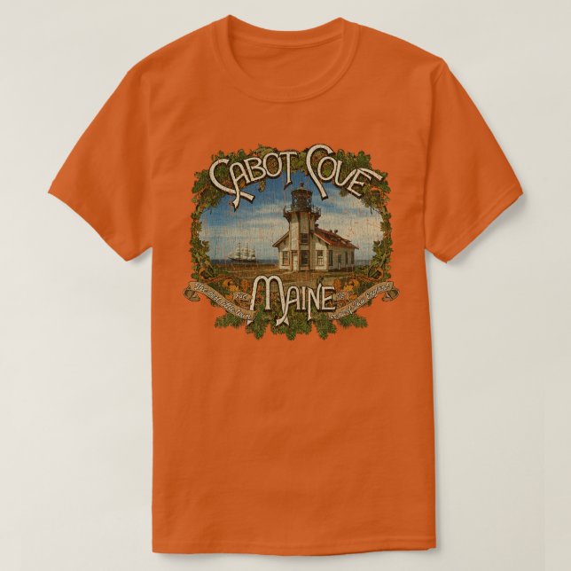 T-shirt Cabot Cove Maine 1780 (Design devant)