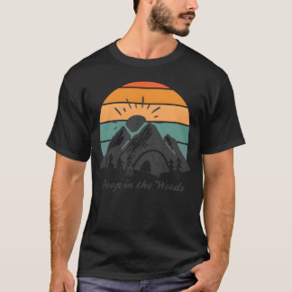 T-shirt Caca Dans les Bois Camping amis