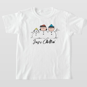 T-shirt cacahuètes   3 Personne Snowman