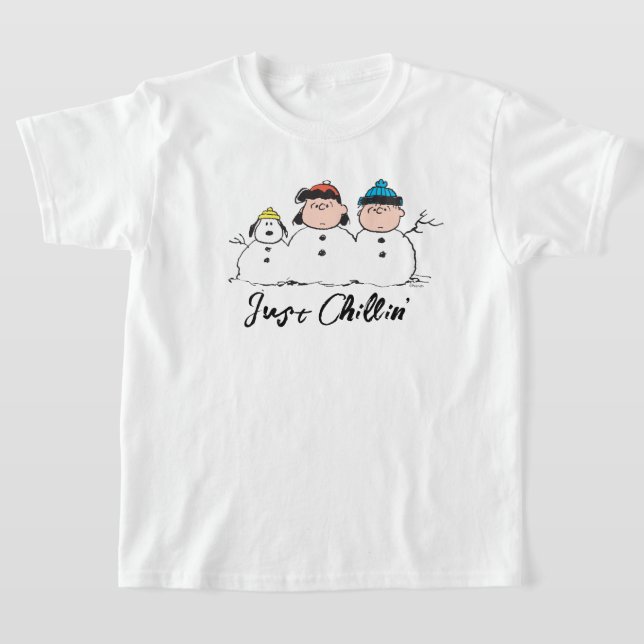 T-shirt cacahuètes | 3 Personne Snowman (Poser)