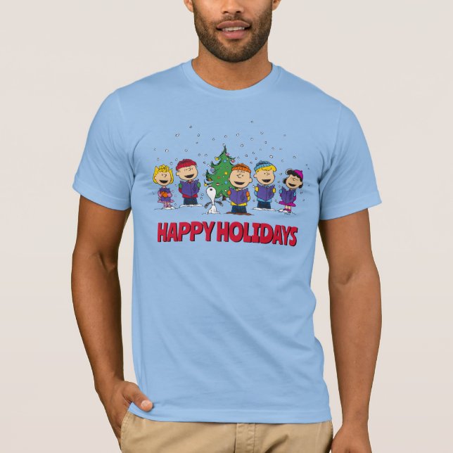 T-shirt cacahuètes | Autour de l'arbre de Noël (Devant)