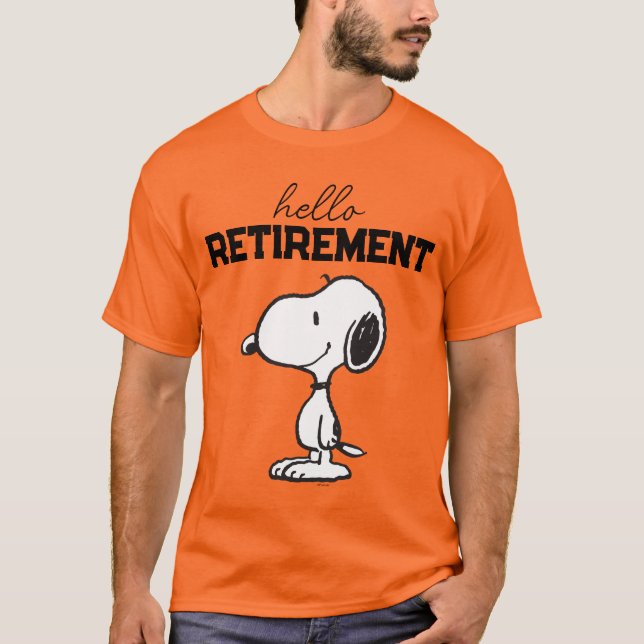 T-shirt cacahuètes | Bonjour Retraite (Devant)