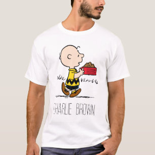 T-shirt cacahuètes   Charlie Brown avec Snoopy's Dish