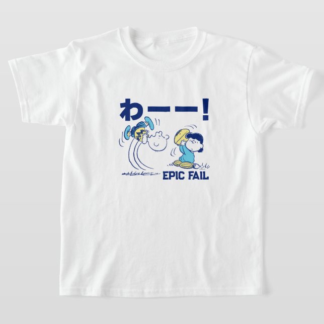 T-shirt cacahuètes | Charlie Brown & Lucy Football (Poser)