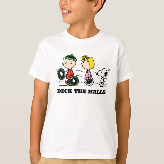 T-shirt cacahuètes | Charlie Brown, Sally & Snoopy (Devant)