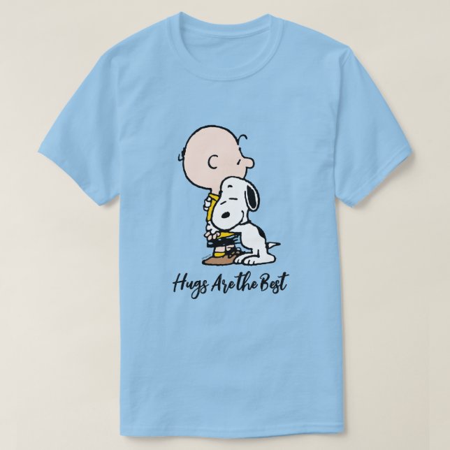 T-shirt cacahuètes | Charlie Brown & Snoopy Hug (Design devant)