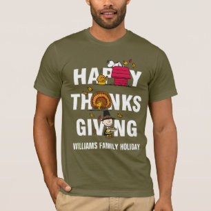 T-shirt cacahuètes Combo Bon thanksgiving