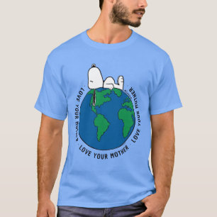 T-shirt cacahuètes   Gardez le propre Gardez le vert