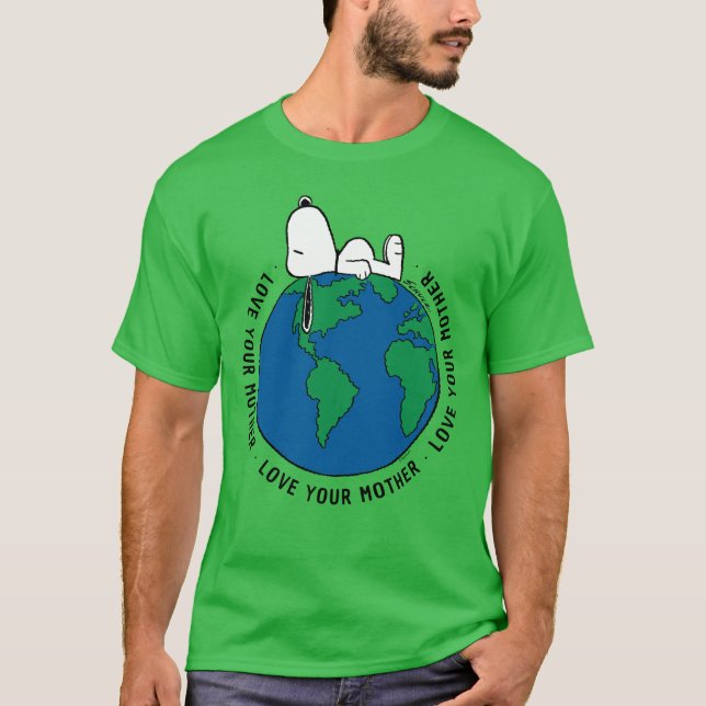 T-shirt cacahuètes | Gardez le propre Gardez le vert (Devant)