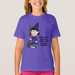 T-shirt cacahuètes Halloween Lucy Witch