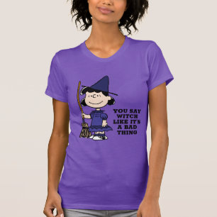 T-shirt cacahuètes   Halloween Lucy Witch