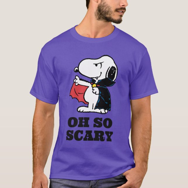 T-shirt cacahuètes | Halloween Snoopy Vampire (Devant)