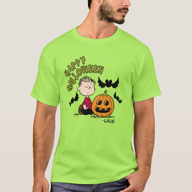 T-shirt cacahuètes | Happy Halloween Linus (Devant)