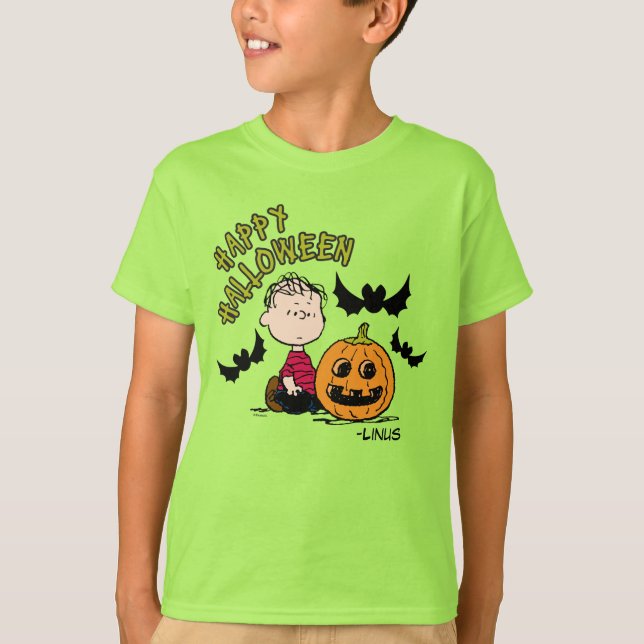 T-shirt cacahuètes | Happy Halloween Linus (Devant)