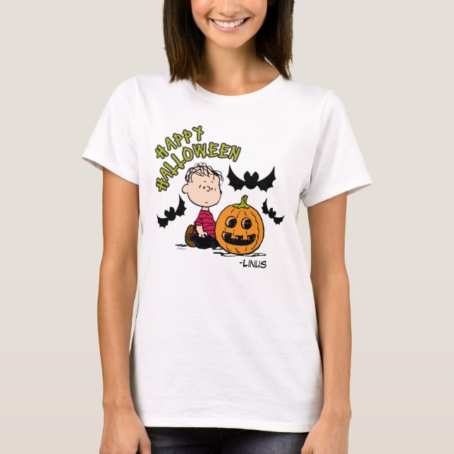 T-shirt cacahuètes | Happy Halloween Linus (Devant)