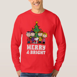 T-shirt cacahuètes La Bande autour de l'arbre de Noël