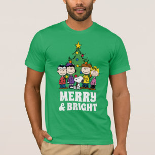T-shirt cacahuètes La Bande autour de l'arbre de Noël