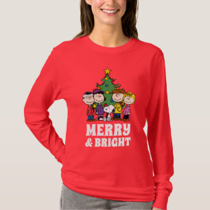 T-shirt cacahuètes   La Bande autour de l'arbre de Noël