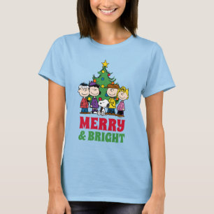 T-shirt cacahuètes   La Bande autour de l'arbre de Noël