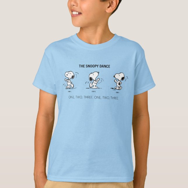 T-shirt cacahuètes | La Danse Snoopy (Devant)