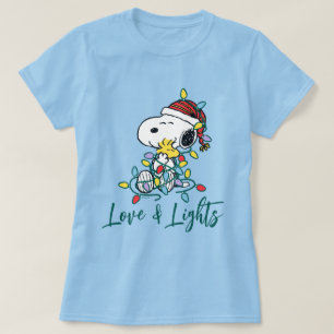 T-shirt cacahuètes   L'amour et les lumières de Noël