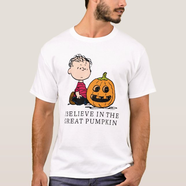 T-shirt cacahuètes | Lanterne Linus & Jack O' (Devant)