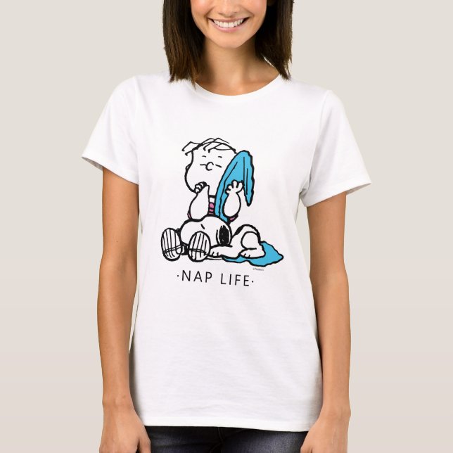 T-shirt cacahuètes | Linus & Snoopy (Devant)