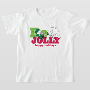 T-shirt cacahuètes   Linus & Snoopy Be Jolly