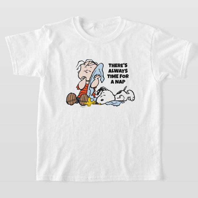 T-shirt cacahuètes | Linus, Snoopy & Woodstock (Poser)