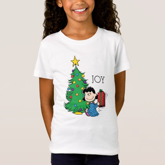 T-Shirt cacahuètes | Lucy Christmas Tree (Devant)