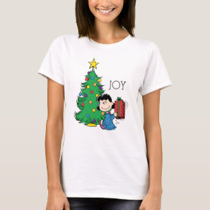 T-shirt cacahuètes   Lucy Christmas Tree
