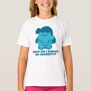 T-shirt cacahuètes Lucy Who Says I'm Crabby? ?