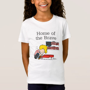 T-Shirt cacahuètes   Patriotique Schroeder & Son Piano