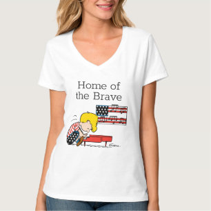 T-shirt cacahuètes   Patriotique Schroeder & Son Piano