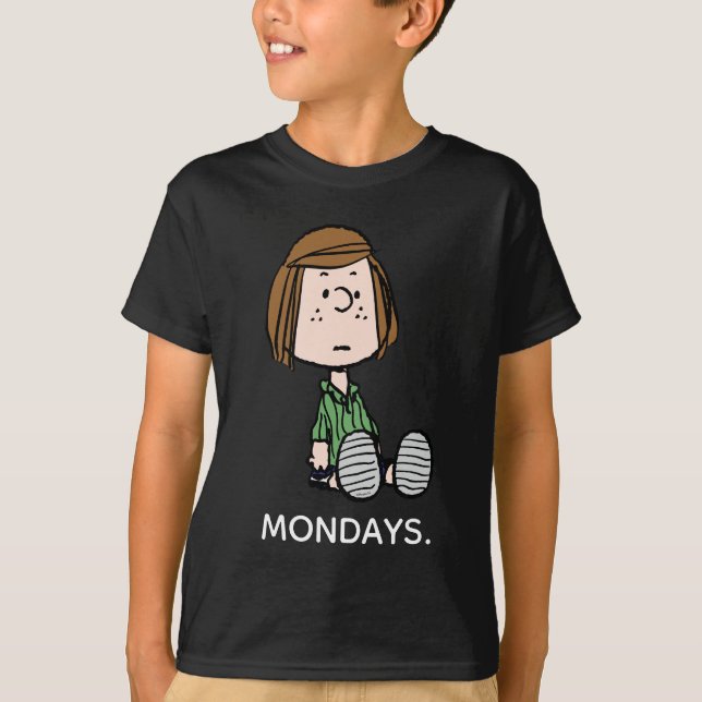 T-shirt cacahuètes | Peppermenthe Patty assis (Devant)