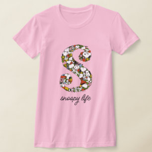 T-shirt cacahuètes S est pour Snoopy