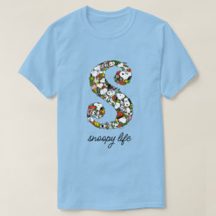 T-shirt cacahuètes S est pour Snoopy