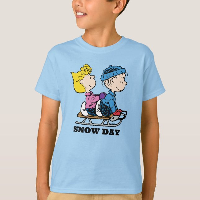 T-shirt cacahuètes | Sally & Linus Sled (Devant)