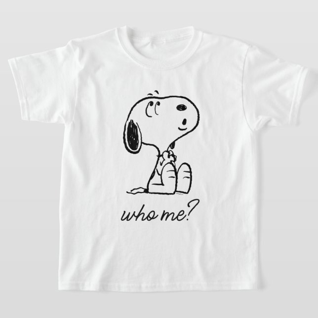 T-shirt cacahuètes | Sifflet Snoopy (Poser)