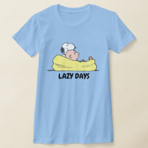 T-shirt cacahuètes Snoopy & Charlie Brown dans la chaise
