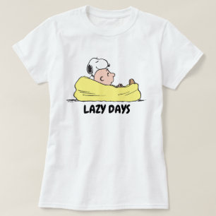 T-shirt cacahuètes Snoopy & Charlie Brown dans la chaise
