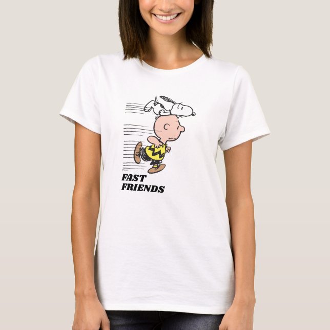 T-shirt cacahuètes | Snoopy & Charlie Brown Run (Devant)
