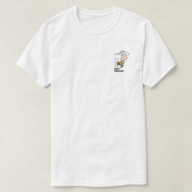 T-shirt cacahuètes | Snoopy & Charlie Brown Run (Design devant)