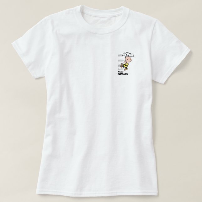 T-shirt cacahuètes | Snoopy & Charlie Brown Run (Design devant)