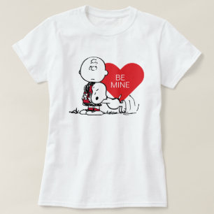 T-shirt cacahuètes Snoopy & Charlie Brown Valentine