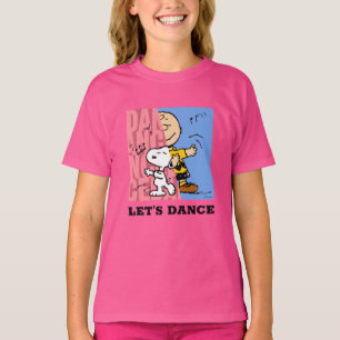 T-shirt cacahuètes   Snoopy & Charlie Danse Brown mi-mi-mi