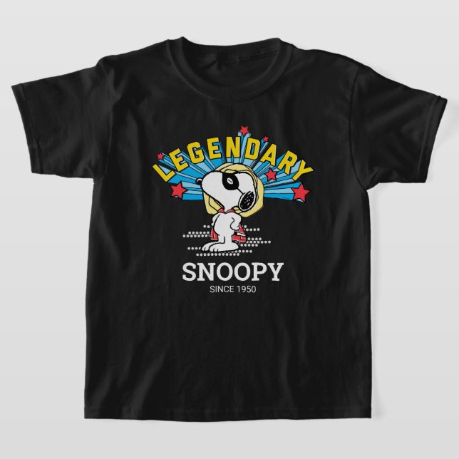 T-shirt cacahuètes | Snoopy est légendaire (Poser)