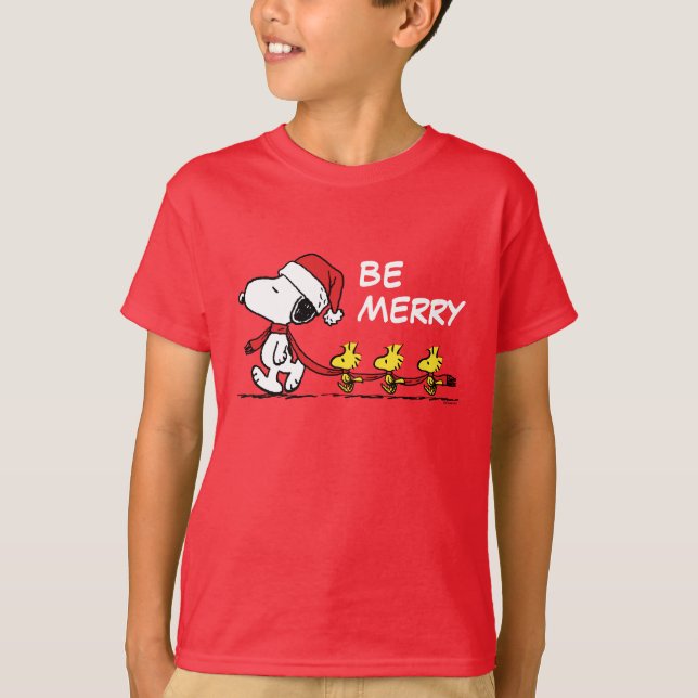 T-shirt cacahuètes | Snoopy & Friends Winter Scarf (Devant)