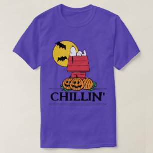T-shirt cacahuètes Snoopy Halloween Doghouse
