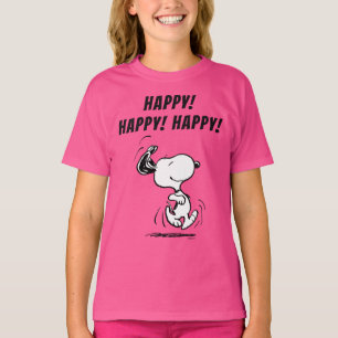 T-shirt cacahuètes   Snoopy Happy Dance